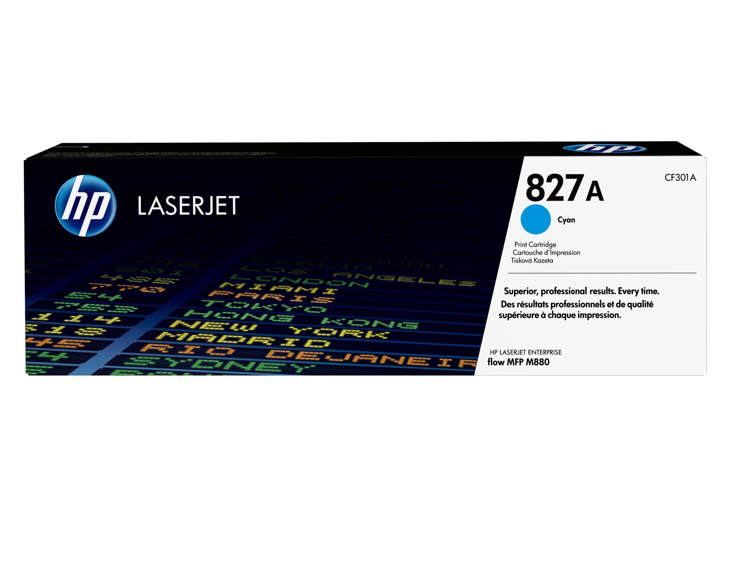 HP CF301A/827A Toner cyan, 32.000 pages ISO/IEC 19798 for HP Color LaserJet M 880