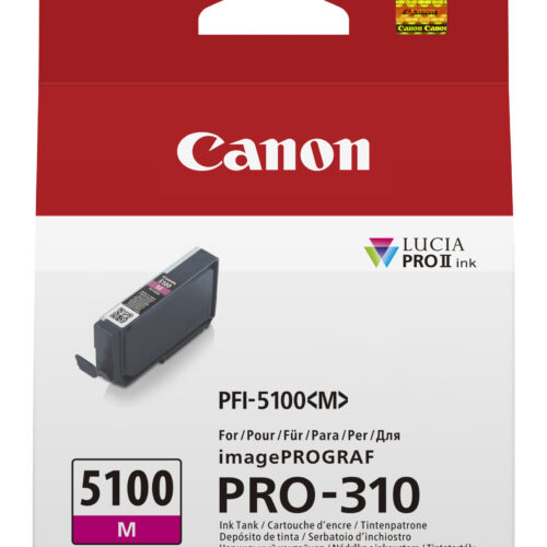 Canon 6954C001/PFI-5100M Ink cartridge magenta 610 Photos for Canon IPF PRO-310