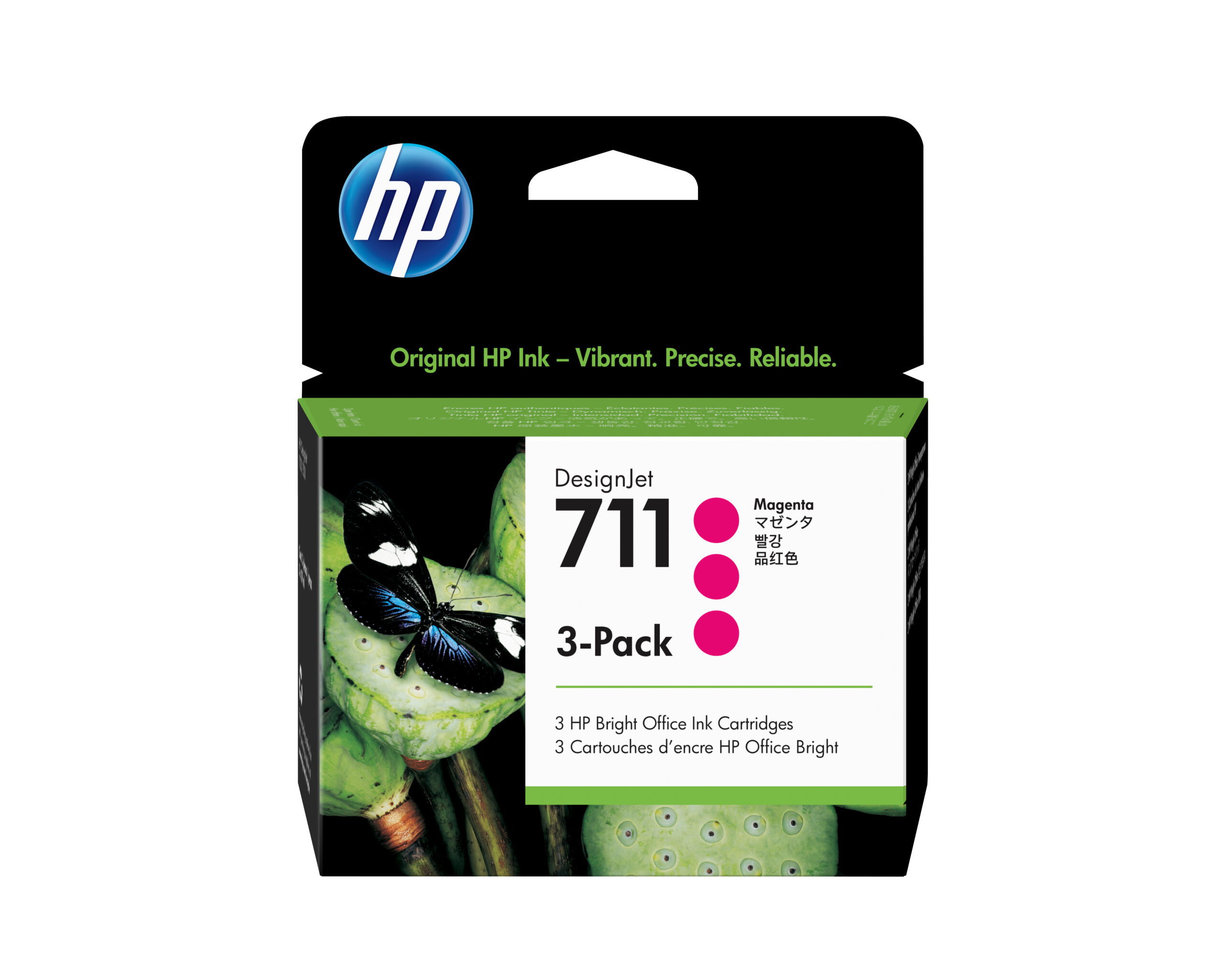 0345da67ef17a74a1fc1ea5be244916ffadbfad1 HP CZ135A/711 Ink cartridge magenta 29ml Pack=3 for HP DesignJet T 520