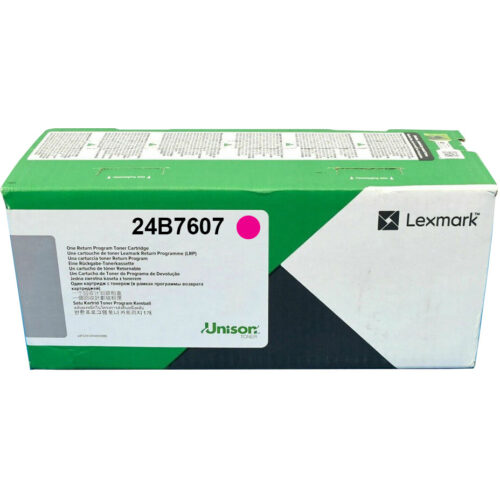 Lexmark 24B7607 Toner magenta return program, 12.000 pages ISO/IEC 19752 for Lexmark XC 8355