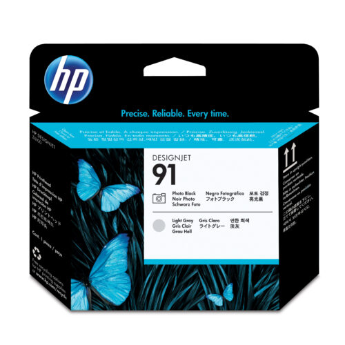 05a613d07db3e52498fb65a40f96a0e8a15492eb HP C9463A/91 Printhead foto black + gray bright 775ml for HP DesignJet Z 6100
