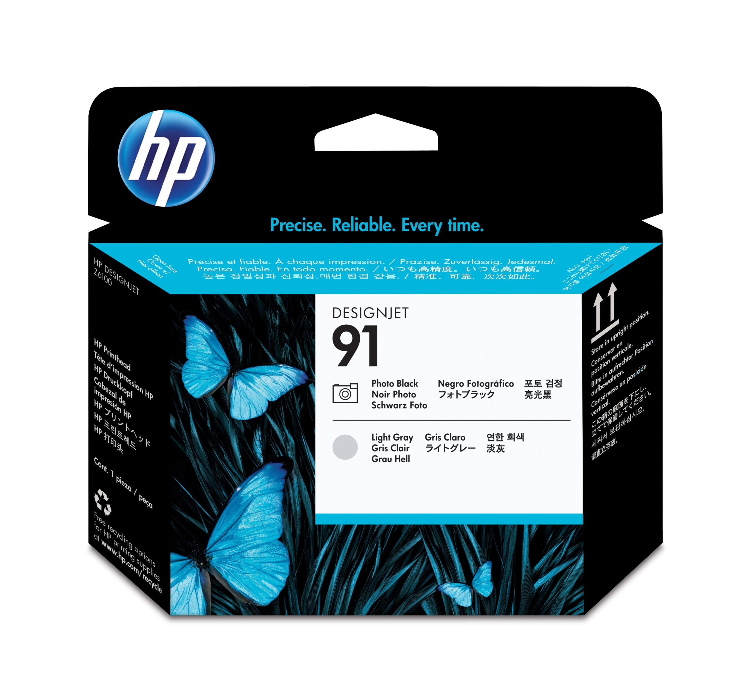 HP C9463A/91 Printhead foto black + gray bright 775ml for HP DesignJet Z 6100