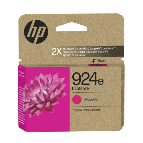 HP 4K0U8NE/924E Ink cartridge magenta EvoMore, 800 pages ISO/IEC 19752 for HP OJ Pro 8120/e