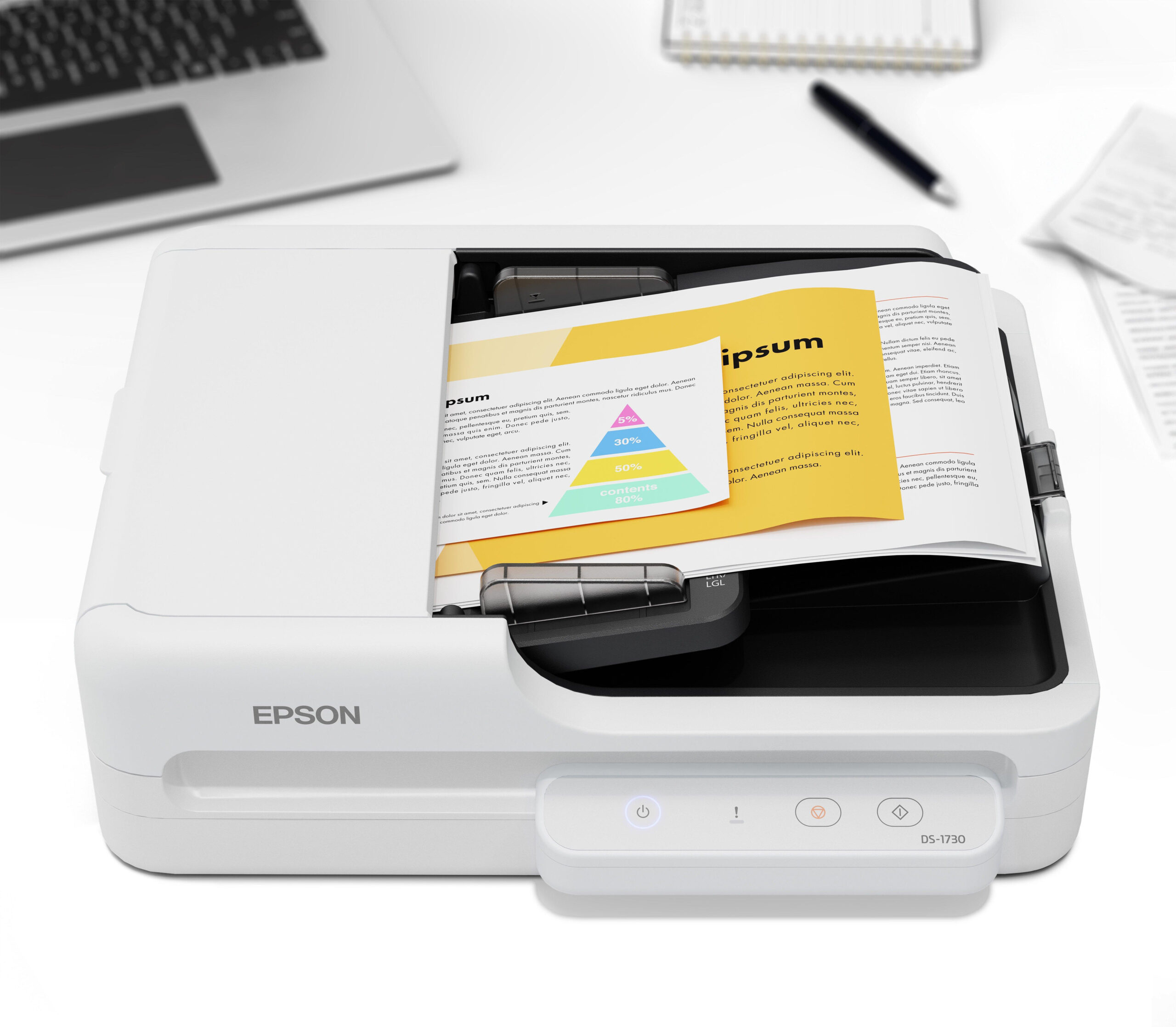 06c406f987ddfc5a3c5a23fd6ba649059ac37880 Epson WorkForce DS-1730 Flatbed & ADF scanner 1200 x 1200 DPI A4 Black, White