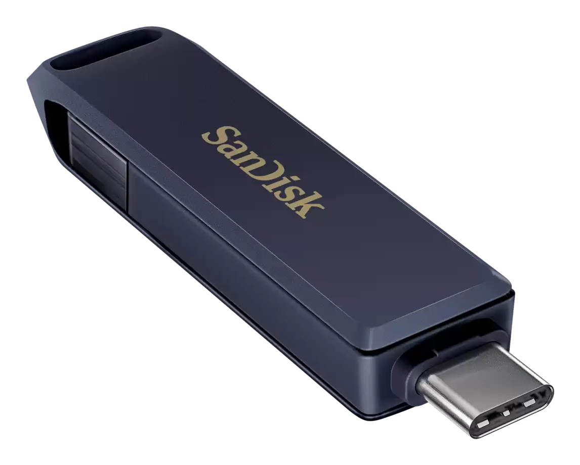 SanDisk iXpand USB flash drive 128 GB USB Type-C / Lightning 3.2 Gen 1 (3.1 Gen 1) Blue