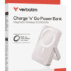 Verbatim Charge ´n´ Go Magnetic Wireless Power Bank with stand - 10000 mAh Pink