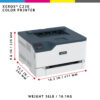 Xerox C230 A4 22ppm Wireless Duplex Printer PS3 PCL5e6 2 Trays Total 251 Sheets UK