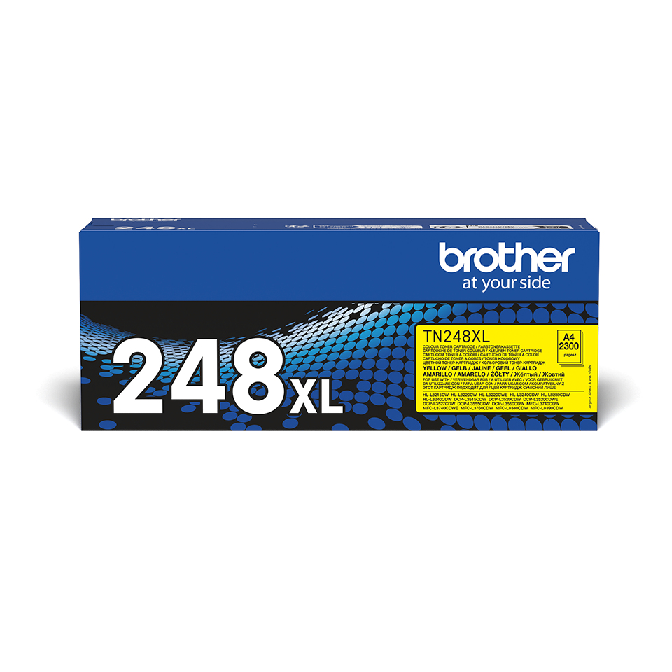 Brother TN-248XLY Toner-kit yellow high-capacity, 2.300 pages ISO/IEC 19752 for Brother DCP-L 3500/HL-L 8200/MFC-L 8300