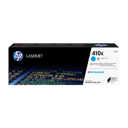 HP CF411X/410X Toner cartridge cyan high-capacity, 5.000 pages ISO/IEC 19798 for HP Pro M 452