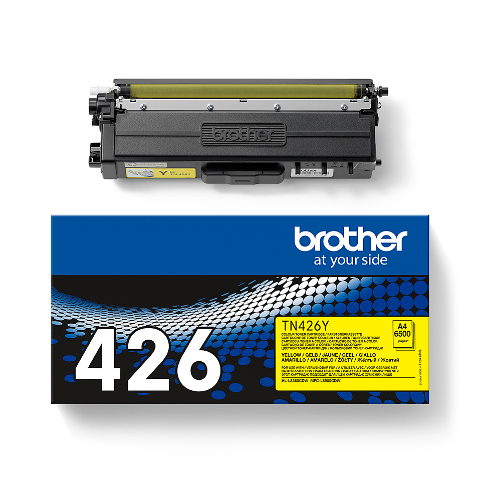 Brother TN-426Y Toner-kit yellow extra High-Capacity, 6.500 pages ISO/IEC 19752 for Brother HL-L 8360