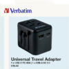 Verbatim 49544 power plug adapter Universal Black