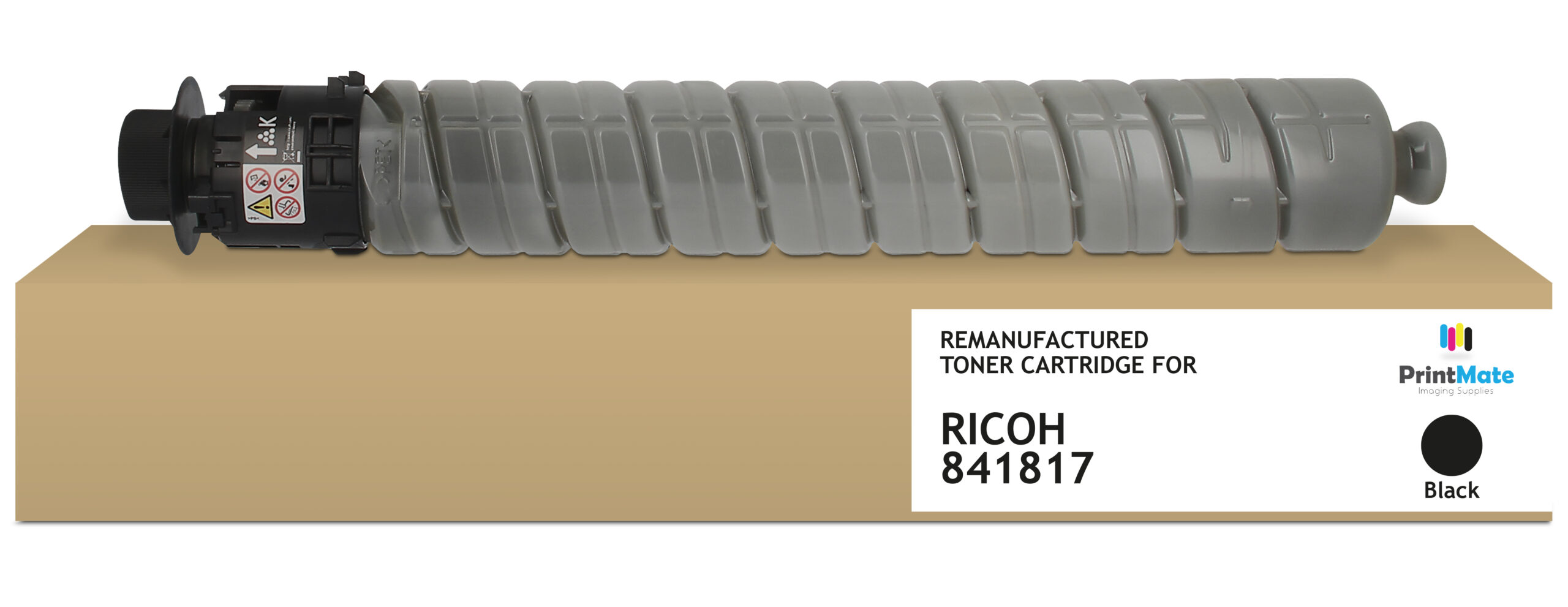 PrintMate RICOH 841817, remanufactured toner, Black 29500p