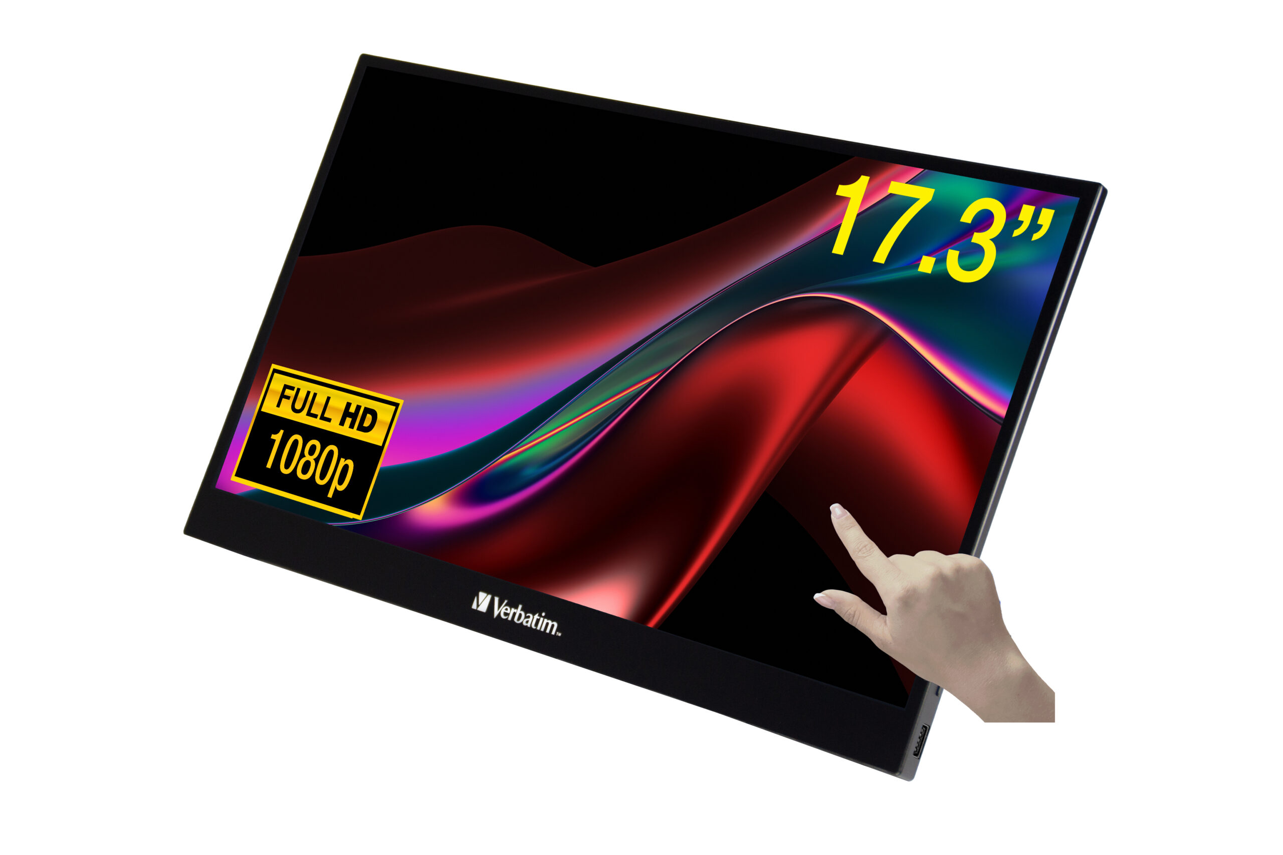 0d2648f5f03ce8958251c9fcd7694372bff29f43 Verbatim 49593 computer monitor 43.9 cm (17.3") 1920 x 1080 pixels Full HD LCD Touchscreen Black