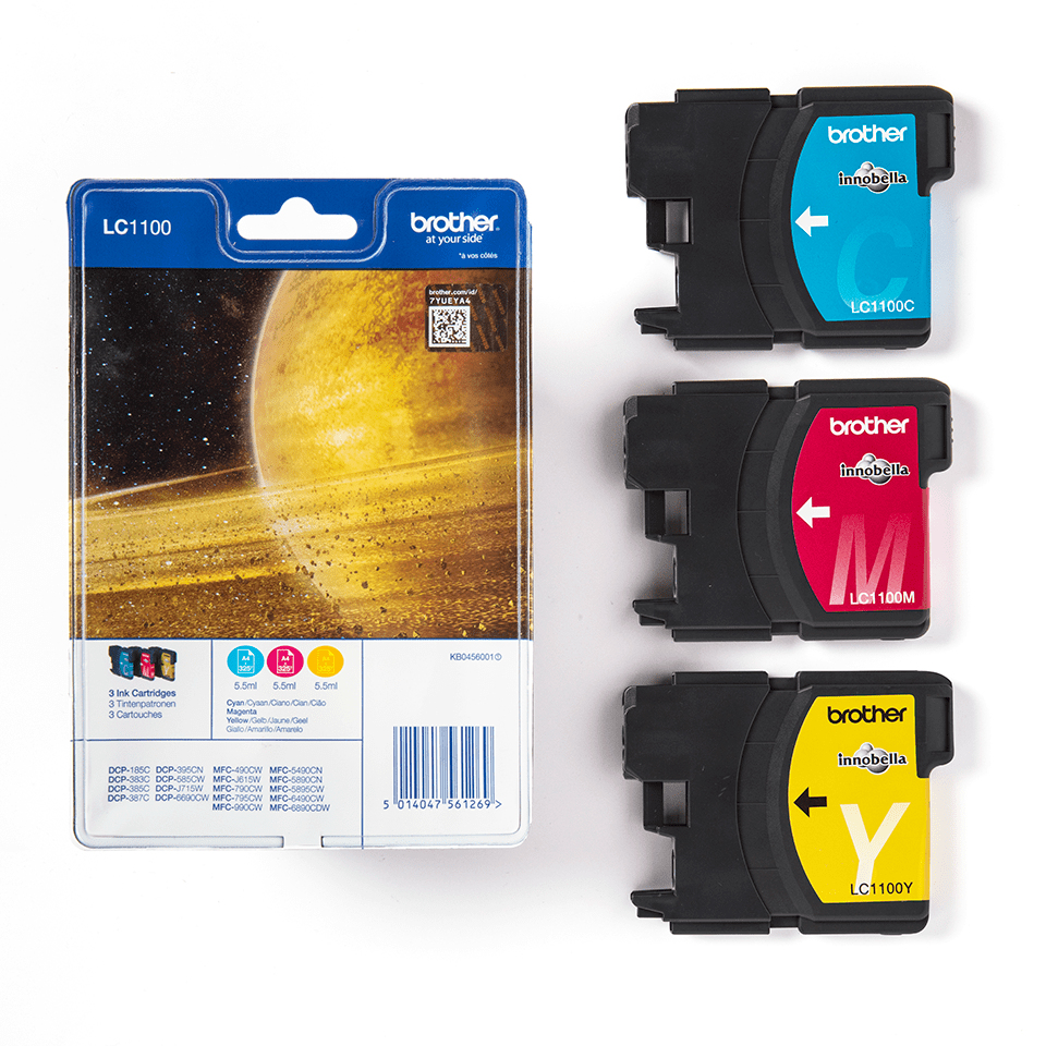 0e0ccba1efaf89ff3cea0db13bb03478ca496771 Brother LC-1100RBWBP Ink cartridge multi pack C,M,Y, 3x325 pages Pack=3 for Brother MFC 6490 C