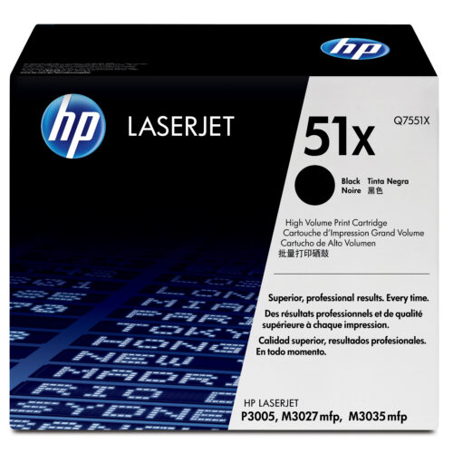 HP Q7551X/51X Toner cartridge black, 13.000 pages ISO/IEC 19752 for HP LaserJet P 3005