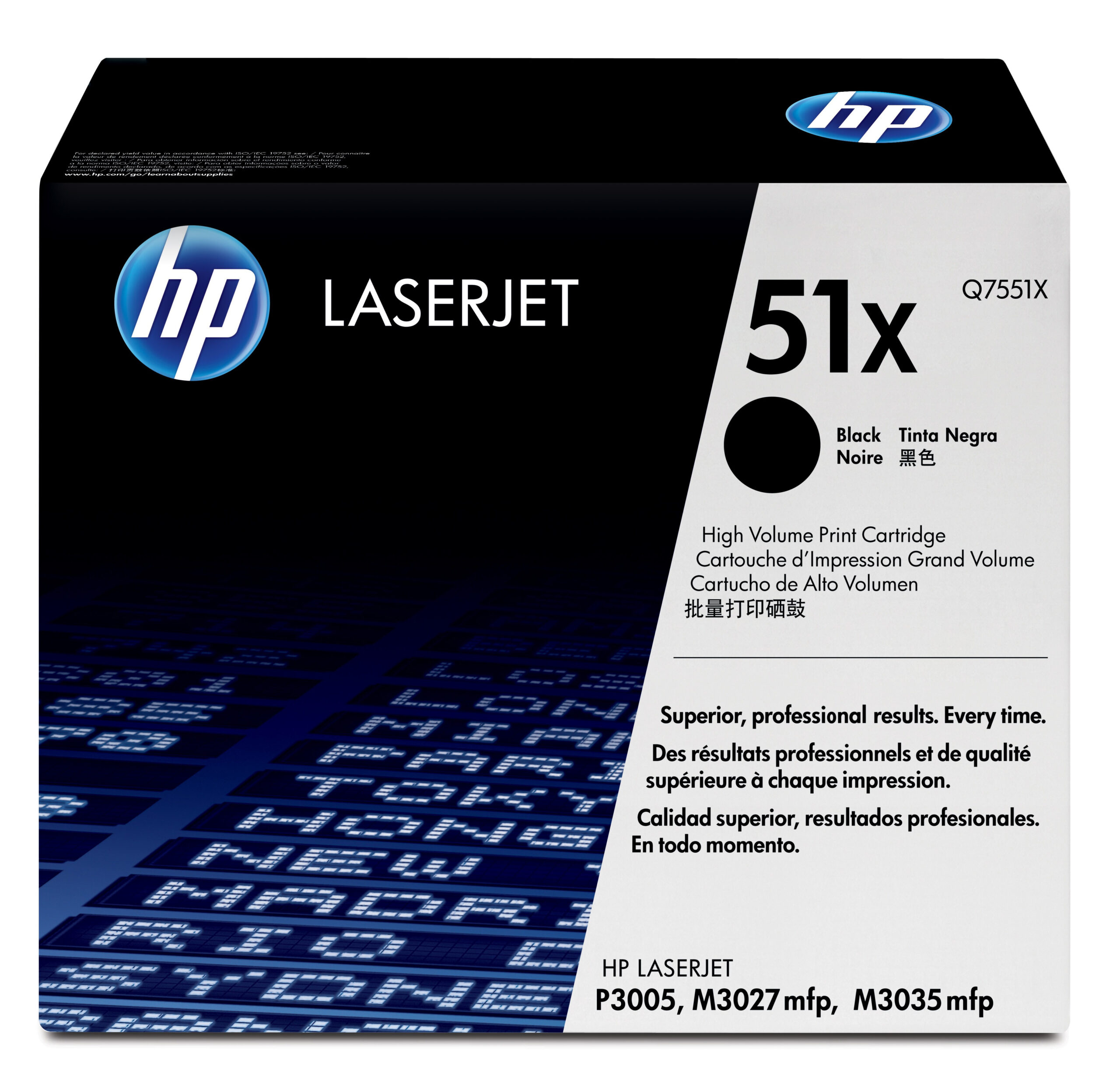 0e22428916896a91330840fc65a3e7c7444f5742 HP Q7551X/51X Toner cartridge black, 13.000 pages ISO/IEC 19752 for HP LaserJet P 3005