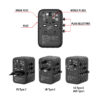 0e862e5e6991278fa3314b318e783c51 Verbatim UTA-05 65W GaN III Universal Travel Adapter with 2 x USB-C PD & QC 4+ & 2 x USB-A ports