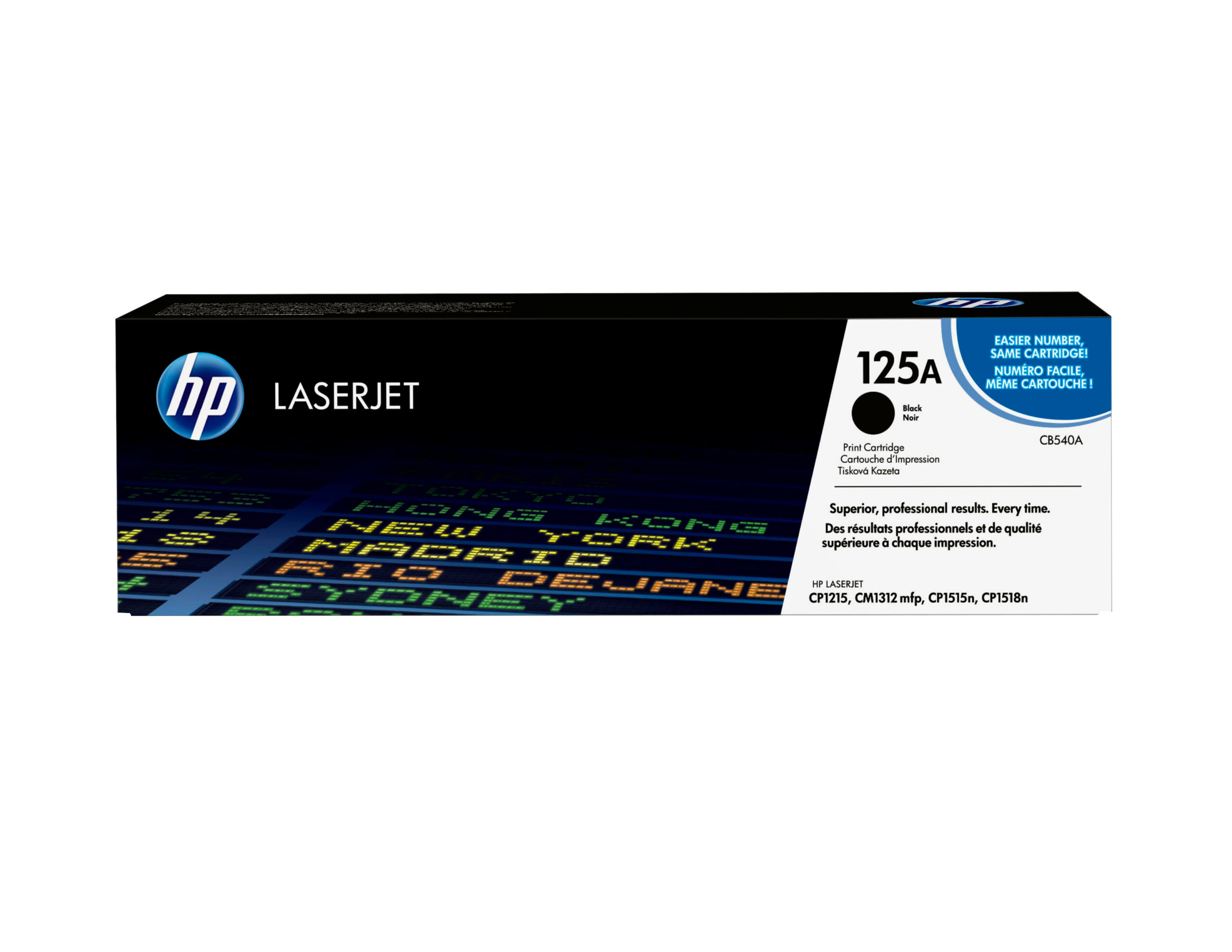 HP CB540A/125A Toner cartridge black, 2.200 pages ISO/IEC 19798 for HP CLJ CP 1210