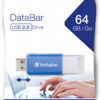Verbatim V DataBar USB flash drive 64 GB USB Type-A 2.0 Blue