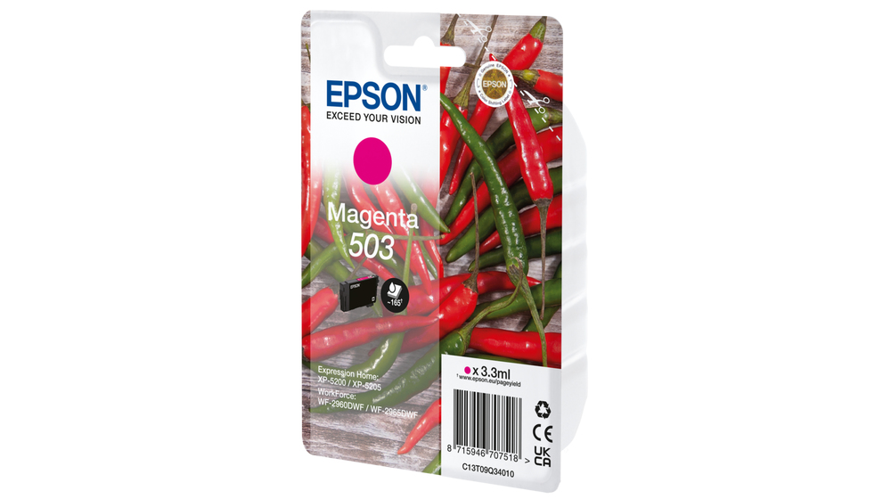 101276625_8786195088 Epson C13T09Q34010/503 Ink cartridge magenta, 165 pages 3,3ml for Epson XP-5200