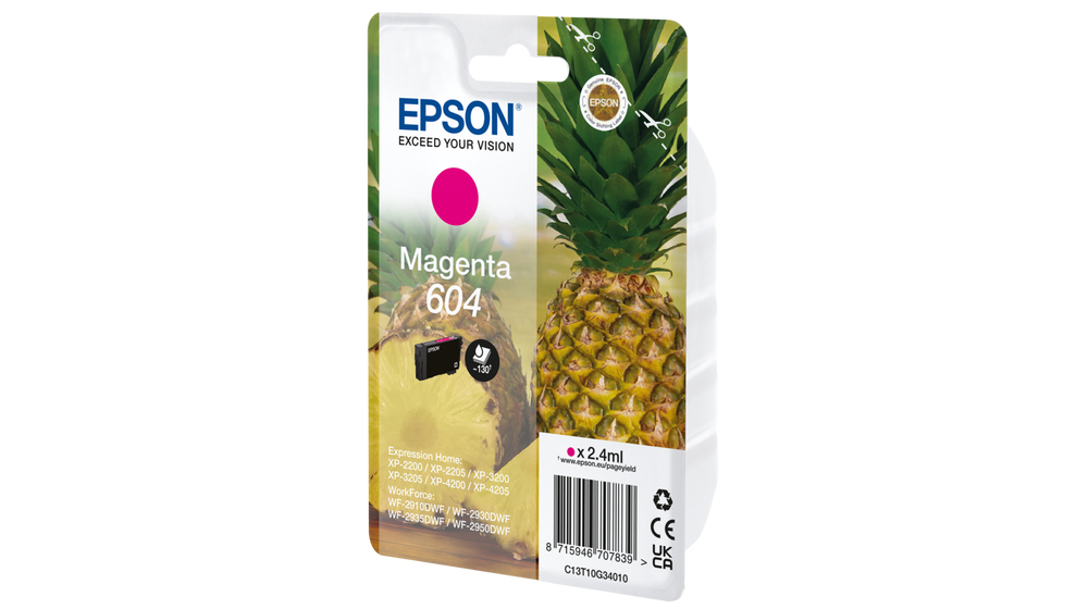 101276637_8807284624 Epson C13T10G34010/604 Ink cartridge magenta, 130 pages 2,4ml for Epson XP-2200