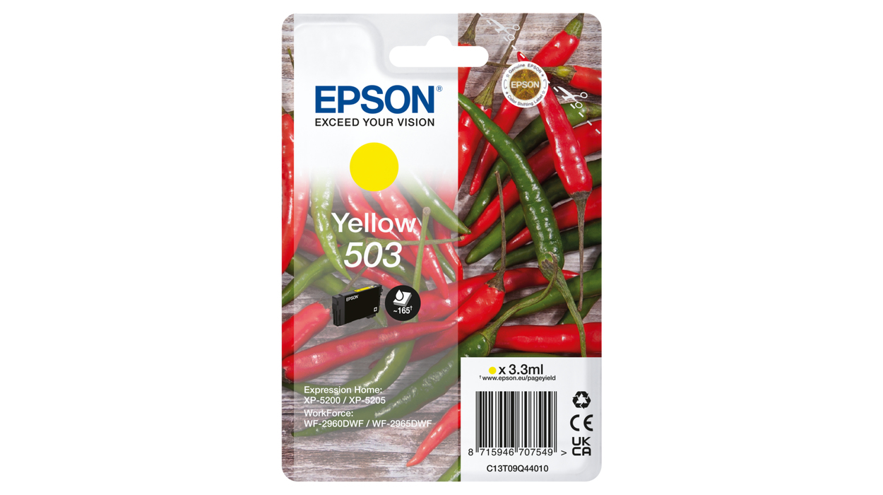 101276652_4142140433 Epson C13T09Q44010/503 Ink cartridge yellow, 165 pages 3,3ml for Epson XP-5200