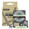 Epson C53S672105/LK-4GAS DirectLabel-etikettes gray on green 12mm x 8m for Epson LabelWorks LW-C 410/610