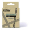 Epson C53S672105/LK-4GAS DirectLabel-etikettes gray on green 12mm x 8m for Epson LabelWorks LW-C 410/610