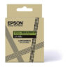 Epson C53S672077/LK-4GBJ DirectLabel-etikettes black on green matt 12mm x 8m for Epson LabelWorks LW-C 410/610