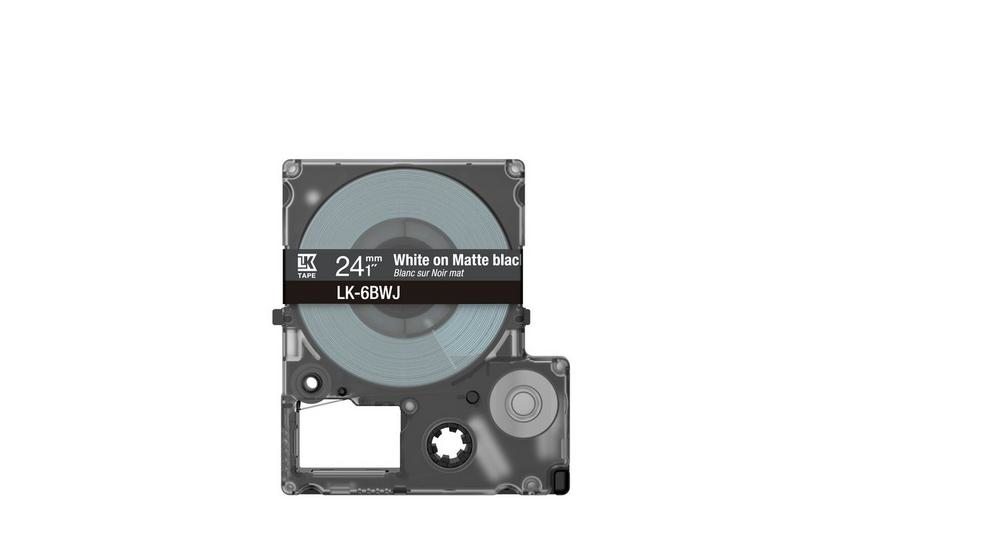 103446519_5153744209 Epson C53S672084/LK-6BWJ DirectLabel-etikettes white on black 24mm x 8m for Epson LabelWorks LW-C 610