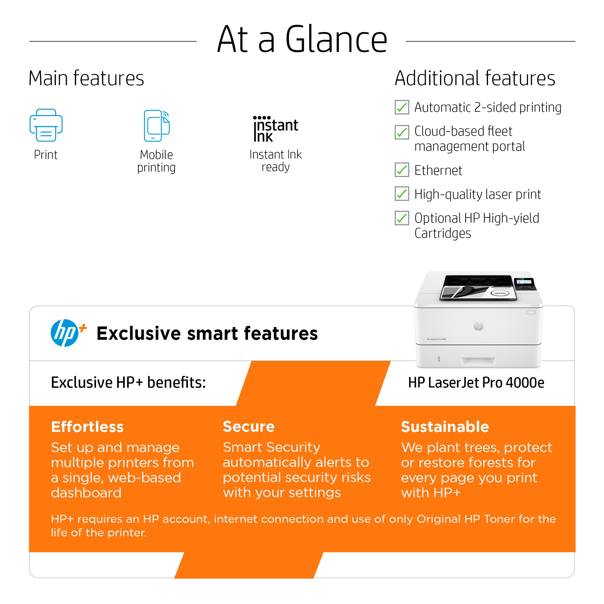 HP LaserJet Pro 4002dne Laserprinter (2Z605E)