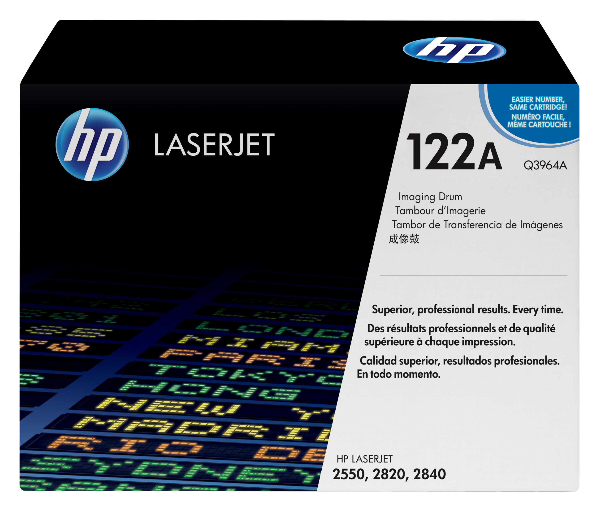 107415_8017196828 HP Q3964A/122A Drum kit, 20.000 pages ISO/IEC 19798 for HP Color LaserJet 2550