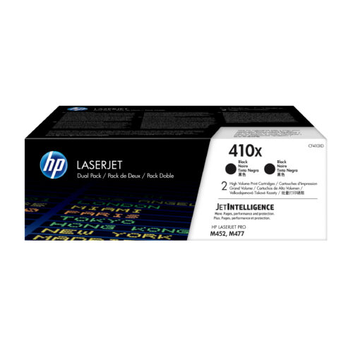 HP CF410XD/410X Toner cartridge black high-capacity twin pack, 2x6.500 pages ISO/IEC 19798 Pack=2 for HP Pro M 452