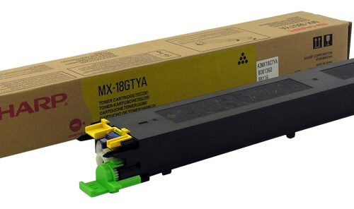 Sharp MX-18GTYA Toner yellow, 10.000 pages for Sharp MX 1800 N