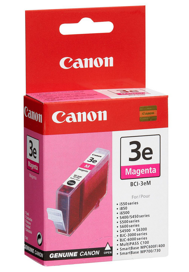 Canon 4481A002/BCI-3EM Ink cartridge magenta, 390 pages ISO/IEC 24711 14ml for Canon BJC 3000/6000/S 450/S 600