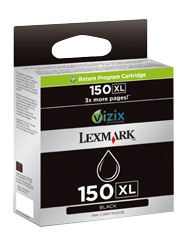 11190132-739 Lexmark 14N1614E/150XL Ink cartridge black high-capacity return program, 750 pages ISO/IEC 24711 for Lexmark Pro 715/S 315