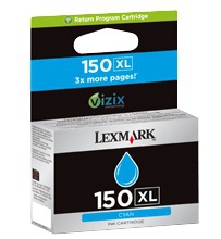 11190133-7622 Lexmark 14N1615E/150XL Ink cartridge cyan high-capacity return program, 700 pages ISO/IEC 24711 for Lexmark Pro 715/S 315