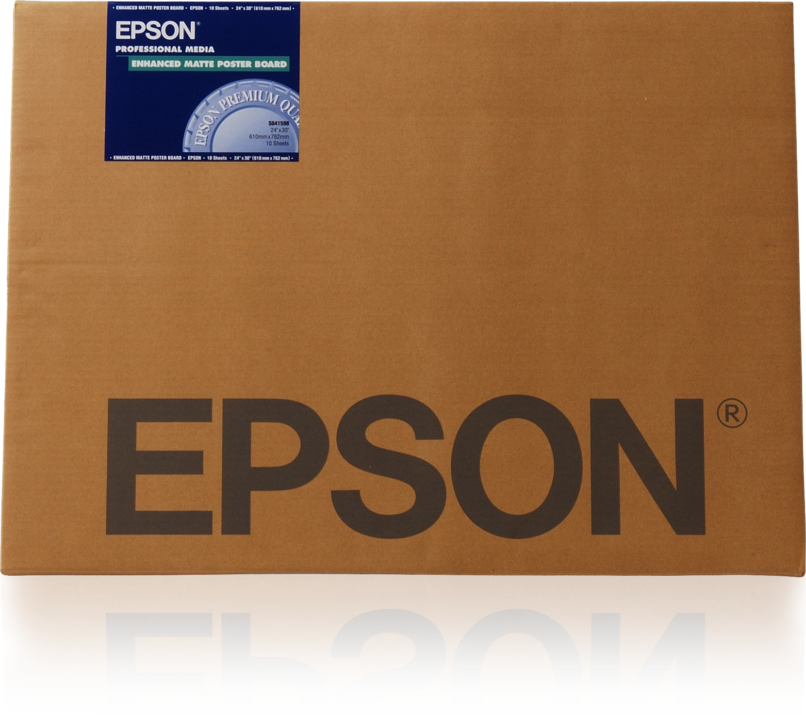 Epson C13S041599 Enhanced Matte Poster Board 24 inch x40 inch, 1.28mm 10 sheet 24 inch 1122g/m² for InkJet