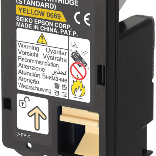 Epson C13S050669/0669 Toner yellow, 700 pages ISO/IEC 19798 for Epson AcuLaser C 1700