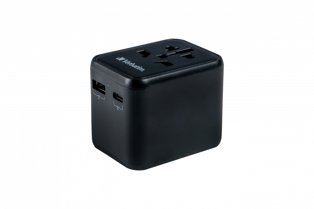 Verbatim 49544 power plug adapter Universal Black