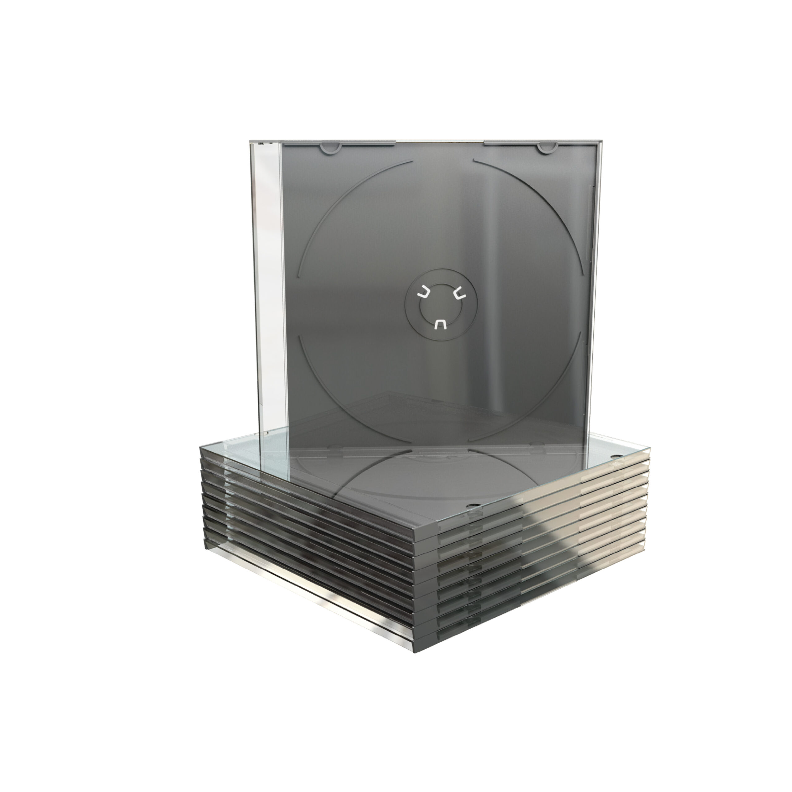 MediaRange BOX32 optical disc case DVD case 1 discs Black, Transparent