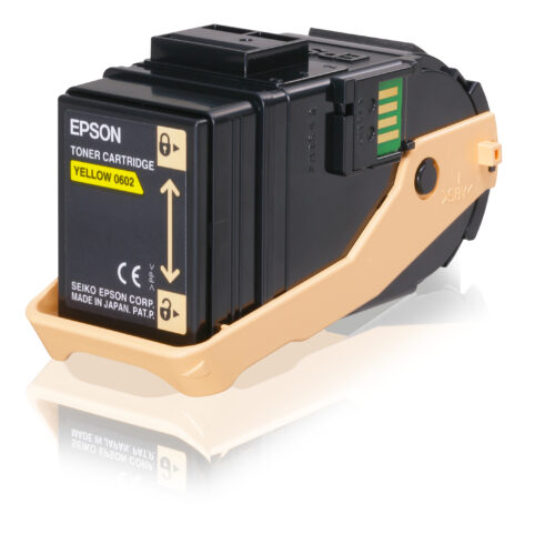 Epson C13S050602/0602 Toner cartridge yellow, 7.500 pages for Epson Aculaser C 9300 N