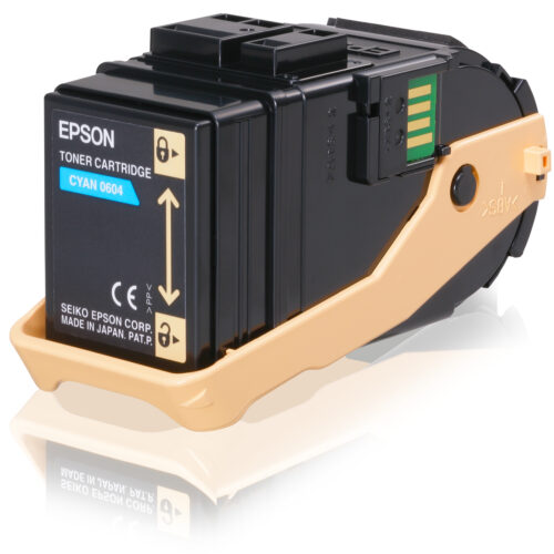 Epson C13S050604/0604 Toner cartridge cyan, 7.500 pages for Epson Aculaser C 9300 N