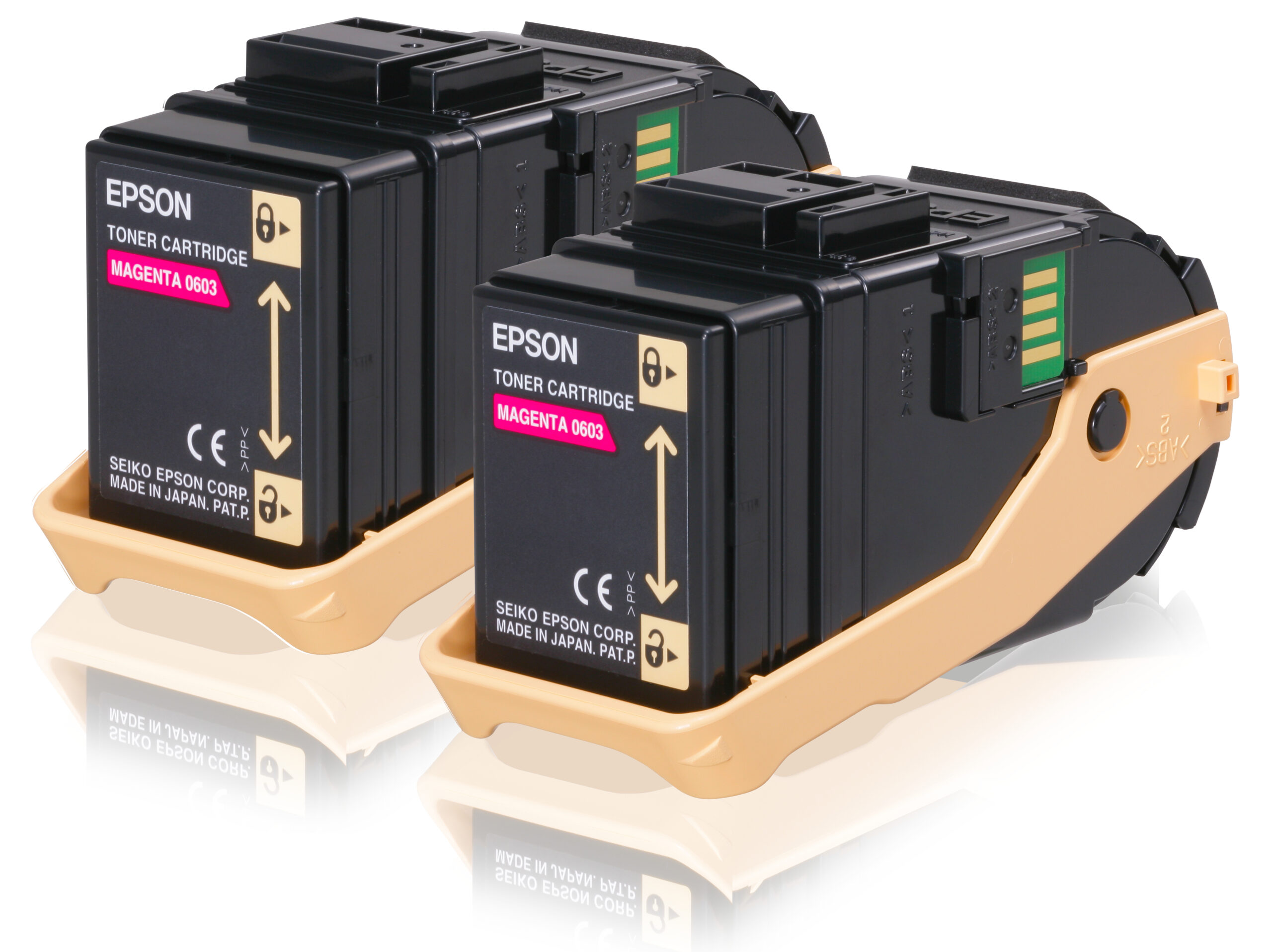 12798494_5572436897 Epson C13S050607/0603 Toner cartridge magenta, 2x7.500 pages Pack=2 for Epson Aculaser C 9300 N