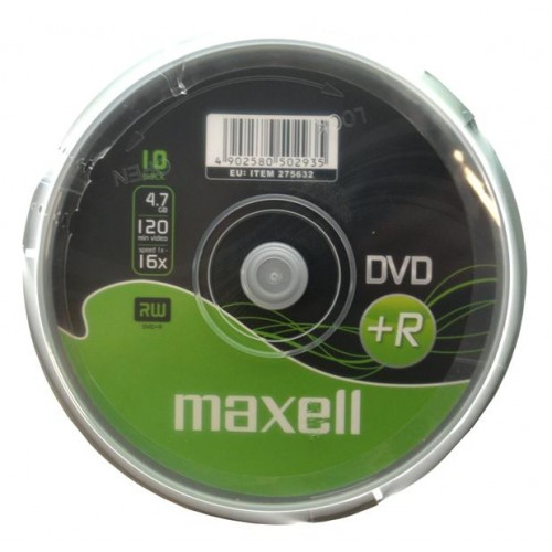 12806672-564 Maxell M160 blank DVD 4.7 GB DVD+R 10 pc(s)