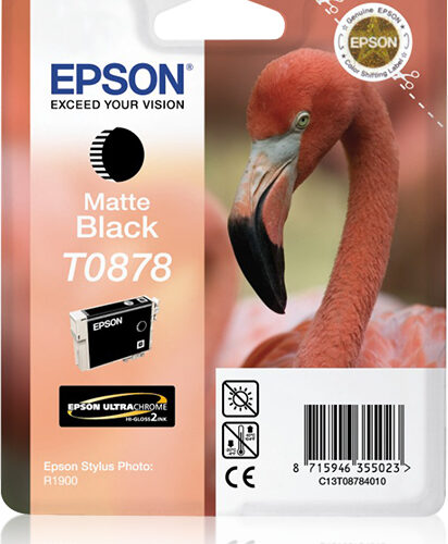 1311994_4348855791 Epson C13T08784010/T0878 Ink cartridge black matt, 520 pages ISO/IEC 24711 11.4ml for Epson Stylus Photo R 1900