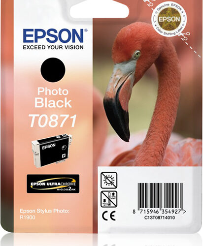 1311997_5523458476 Epson C13T08714010/T0871 Ink cartridge foto black, 200 pages 11.4ml for Epson Stylus Photo R 1900