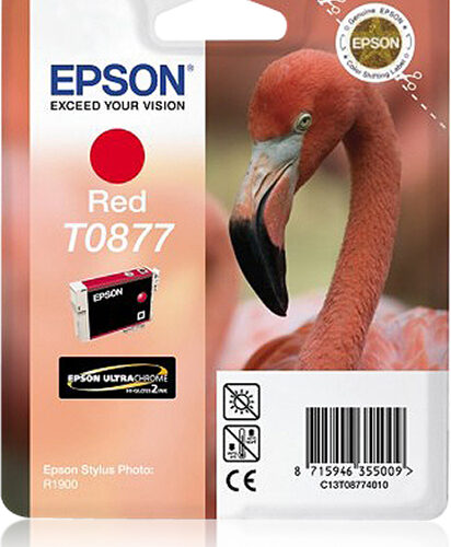 1312001_1699558915 Epson C13T08774010/T0877 Ink cartridge red, 915 pages ISO/IEC 24711 11.4ml for Epson Stylus Photo R 1900