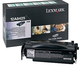 Lexmark 12A8425 Toner cartridge black return program, 12.000 pages ISO/IEC 19752 for Lexmark T 430