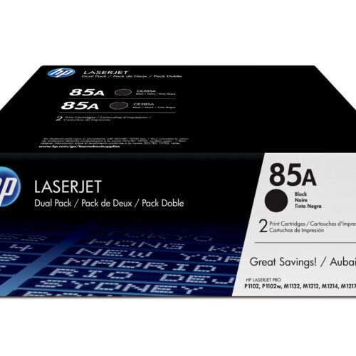 HP CE285AD/85A Toner cartridge black twin pack, 2x1.600 pages/5% Pack=2 for HP Pro P 1100